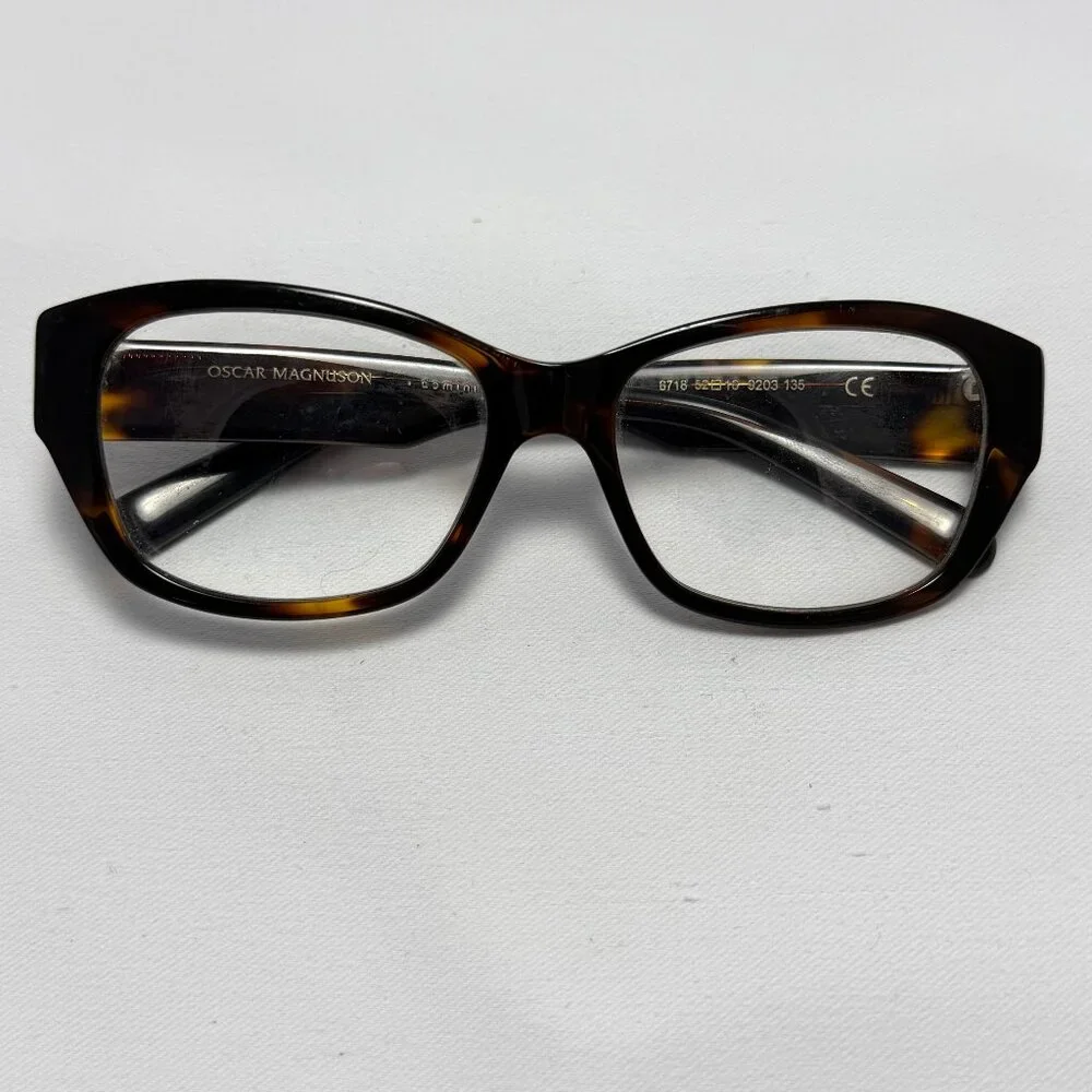 Oscar Magnuson Tortoise Eyeglasses - Frames Only
